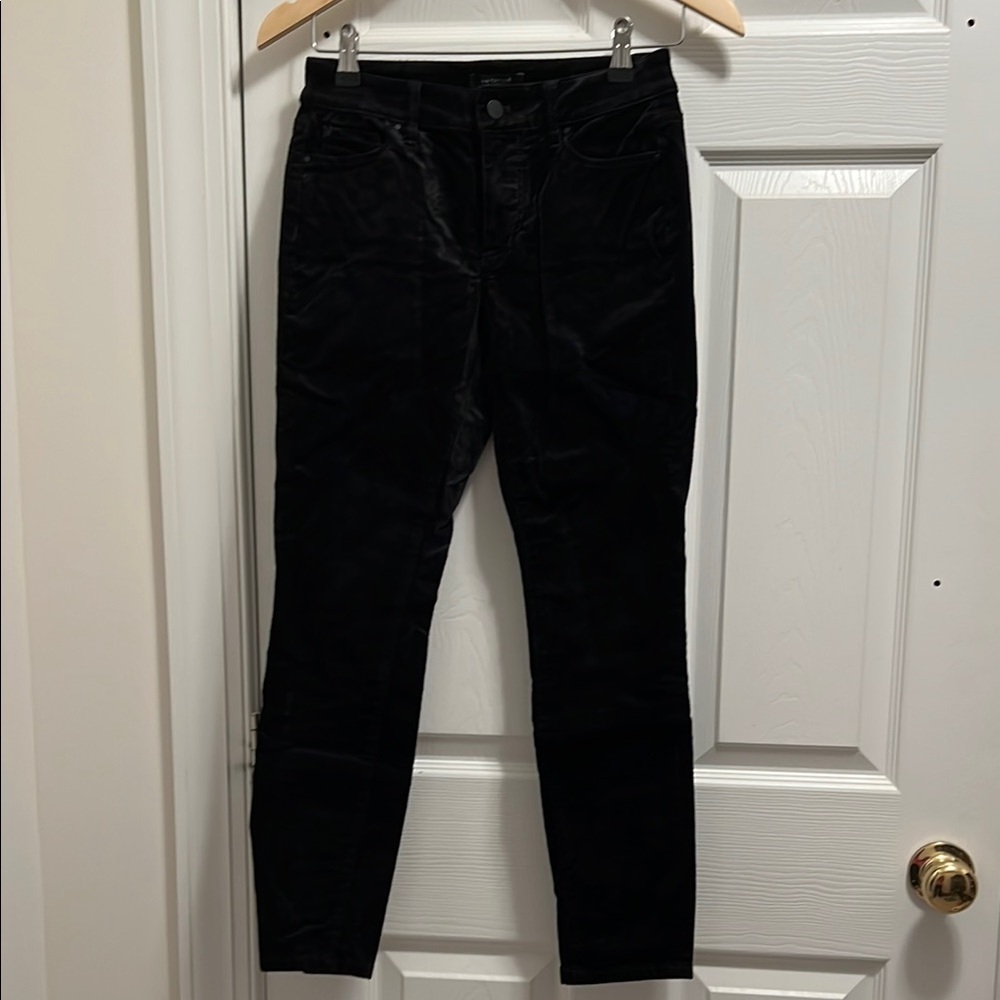 Ann Taylor Black Velvet Pants